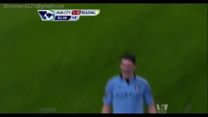Man city Vs Reading (1-0)