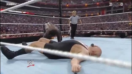 Р - Труф И Джон Морисън Срещу Грамадата И Миз - Wrestle Mania 26