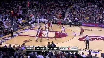 Nba Playoffs 2010 First Round: Game 1 - Cleveland Cavaliers 96 - 83 Chicago Bulls [highlights]