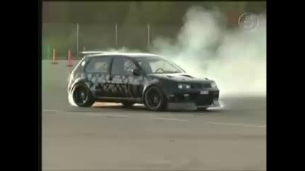 Много откачен дрифт с Vw Golf 4 