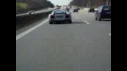 Audi R8 На Аутобана