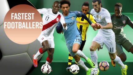 These are the 6 fastest footballers in the world