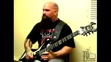 Kerry King Playing Angel Of Death Riff