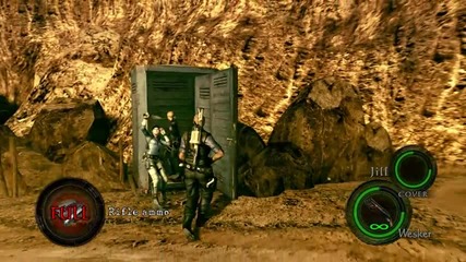Resident Evil 5 - Изненада в тоалетната [hd]
