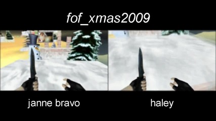 janne bravo vs haley on fof xmas2009 