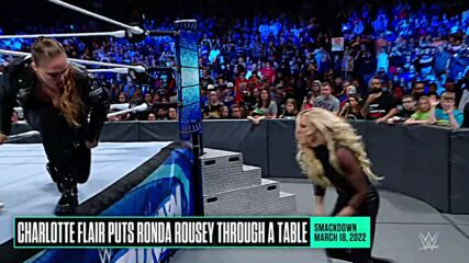 Charlotte Flair vs. Ronda Rousey – Road to WrestleMania 38: WWE Playlist