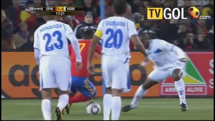 World cup 2010 Испания - Хондурас 1 - 0 