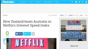 New Zealand Beats Australia in Netflix's Internet Speed Index