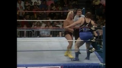 Wwf Wrestlemania 7 - Earthquake vs Greg Hammer Valentine