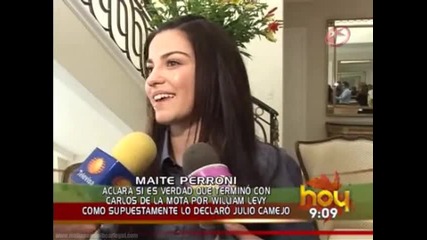 Maite desmienterumores hoy