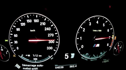 0-315km/h... Bmw M5 F10