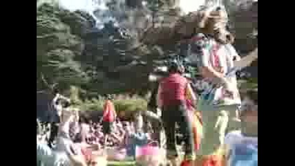 Hippies Dancing In The Park