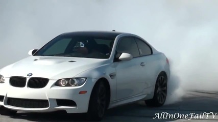 Бърнаут комплилация с B M W /// M 3 -ки !