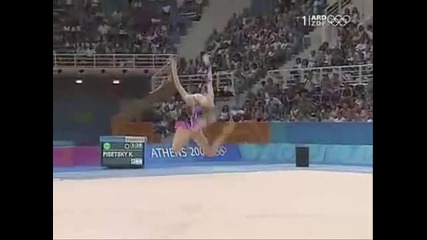 Beautiful Ending In Rhythmic Gymnastics