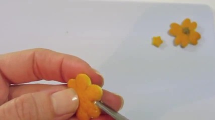 Tutorial- Flores y figuras de cascara de naranja