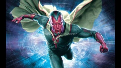 Промо арт на Видението от филма Отмъстителите: Ерата на Ултрон (2015)