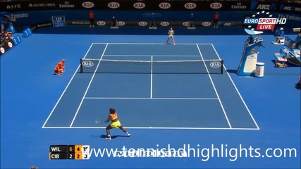 Серина Уилямс - Доминика Цибулкова ( Australian Open 2015 )