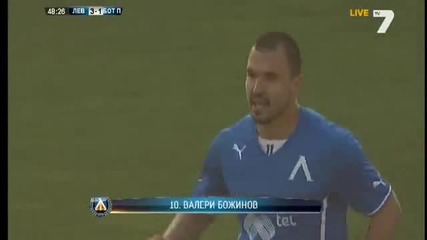 Първи гол на Валери Божинов с екипа на Левски