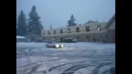 Ауди S4 В Снега
