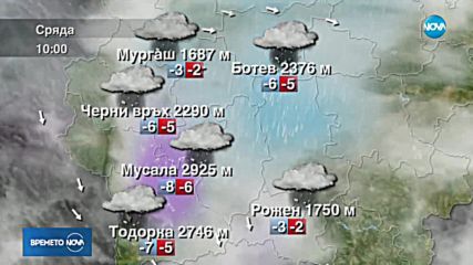 Прогноза за времето (05.12.2018 - обедна емисия)
