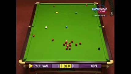Рони Осъливан vs Джейми Коуп Welsh Open 2010 