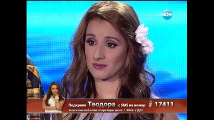 Теодора Цончева X Factor (24.10.2013)