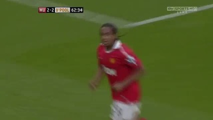 Manchester United 2-2 Blackpool ( Anderson )