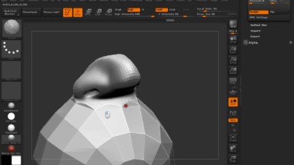 Обединяване Subtools без Dynamesh
