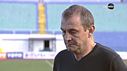Загорчич бил уверен, че Славия ще тръгне във възходяща линия