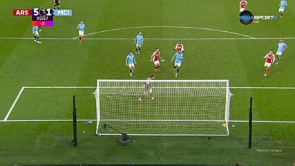 Arsenal with a Spectacular Goal vs. Manchester City