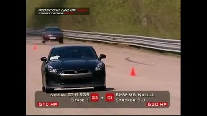 Nissan Gtr vs Bmw M6