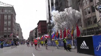 Експлозията на финала на Бостънския маратон (2013)