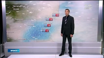 Прогноза за времето (12.11.2014 - централна)