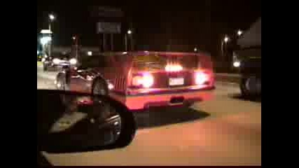 Ferrari F40 Messes With Camaro