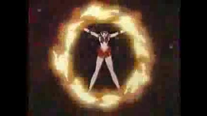 Sailor Mars transformation and atacks