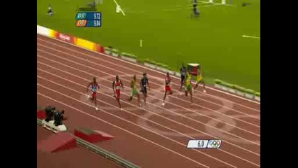 *hq*usain bolt - Световен рекорд на 100м в Пекин 2008