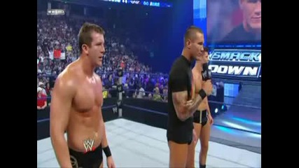 Randy Orton дърпа промо за Backlash 2009 [ Smackdown 10.04.09]