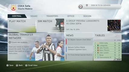 Fifa 14 С Цска в евротурнирите : Байерн Мюнхен - Цска (шл, пети мач)
