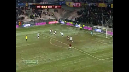 Uefa Europa League 2010 11. Sparta Praha - Cska Moscow 1 - 1 