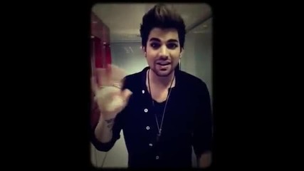 Teaching Adam Lambert how to chok Hong Kong style!