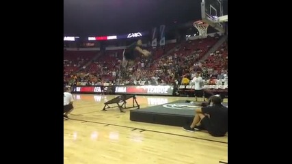 Flip into a dunk?