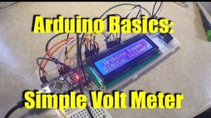 How to make an Arduino powered digital volt meter