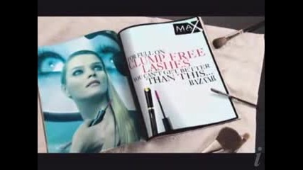 Carmen Kass - Max Factor Ad (mascara)