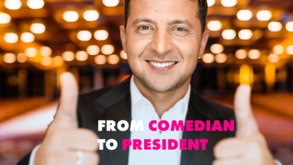 The incredible journey of Ukraine's new president