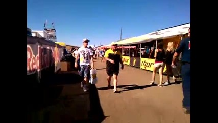 2010 Motocross of Nations ride in the pits 