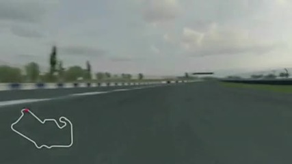 F1 2008 - A lap of Silverstone with Nick Heidfeld 