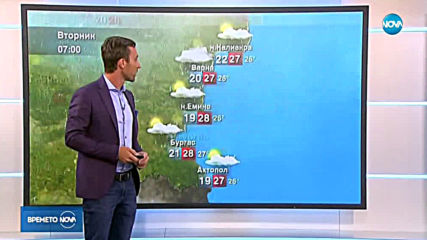 Прогноза за времето (23.07.2019 - обедна емисия)