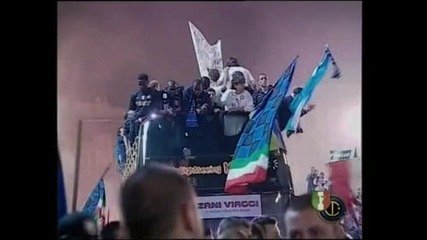 Scudetto Celebration on the bus part 2