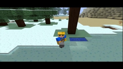 Minecraft-pixelart-еп.1-пениса и човека с парашут