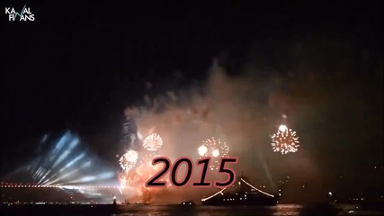 Нова Година - 2015 в Турция - Фойерверки над Босфора!